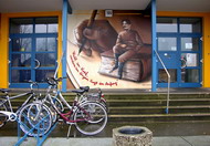 Eingang Maxim-Gorki-Gesamtschule